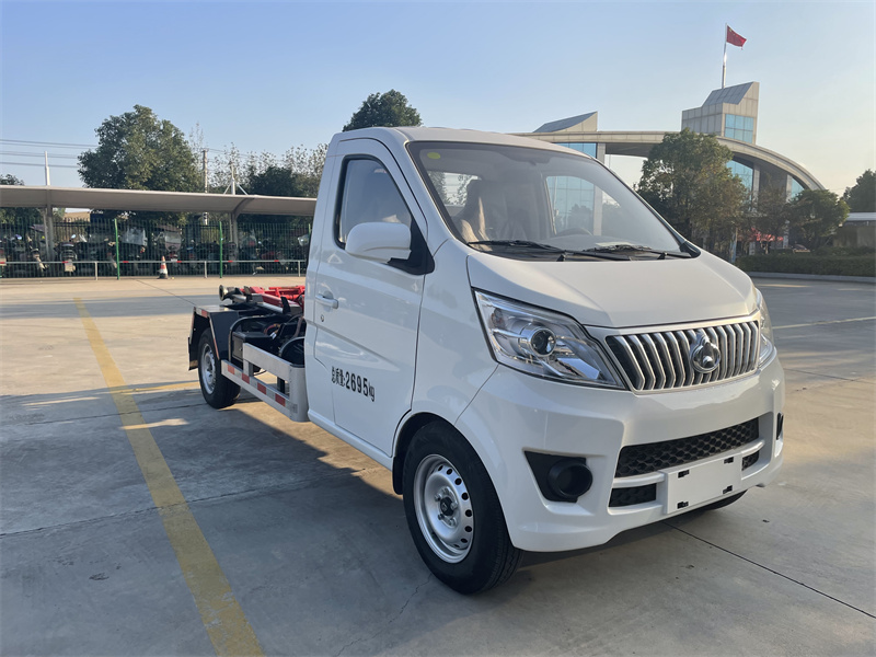 新能源纯电动车厢可卸式垃圾车-长安纯电动车厢可卸式垃圾车