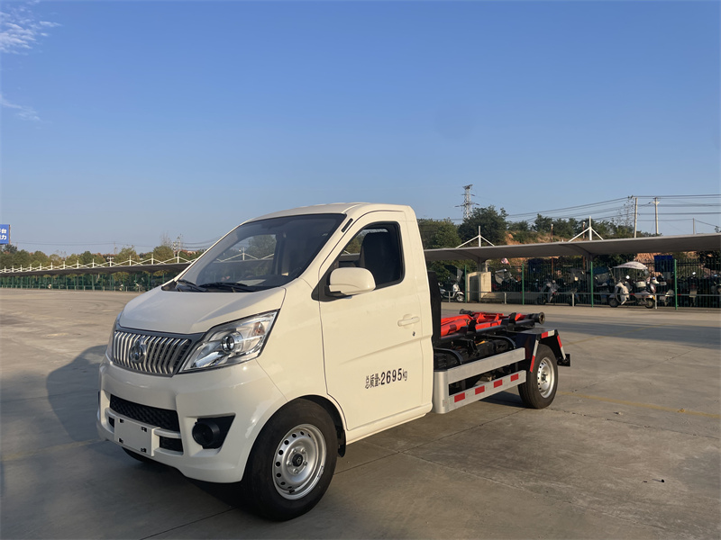 新能源纯电动车厢可卸式垃圾车-长安纯电动车厢可卸式垃圾车