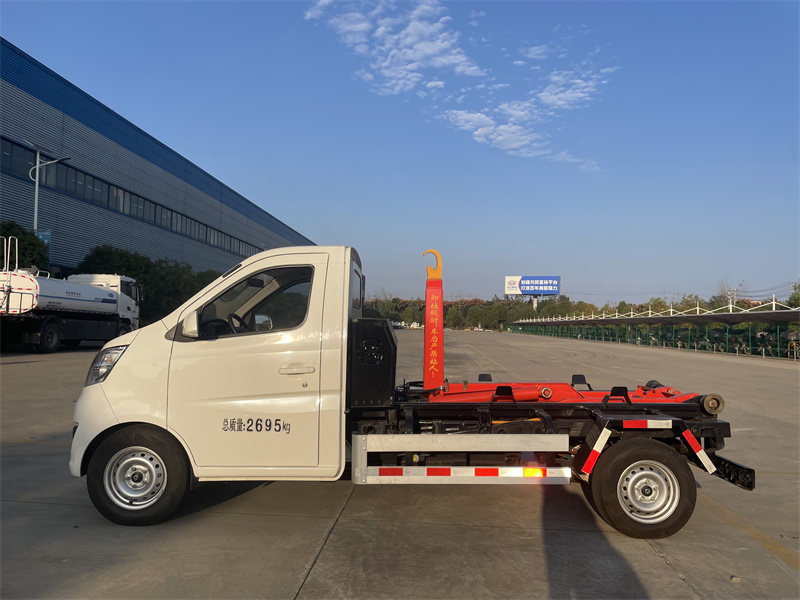 新能源纯电动车厢可卸式垃圾车-长安纯电动车厢可卸式垃圾车