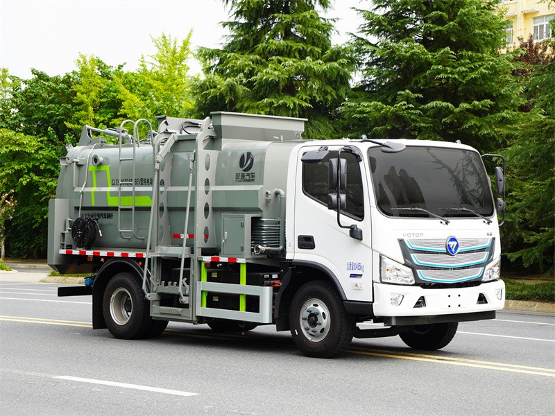 CLT5100TCABJBEV型纯电动餐厨垃圾车 福田智蓝