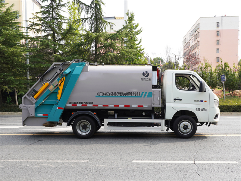 CLT5041ZYSBJBEV型纯电动压缩式垃圾车 祥菱EV-电动压缩式垃圾车生产厂家