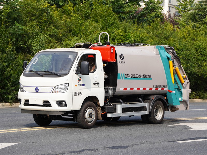 CLT5041ZYSBJBEV型纯电动压缩式垃圾车 祥菱EV-电动压缩式垃圾车生产厂家