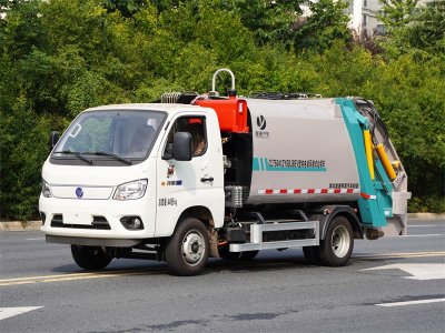 CLT5041ZYSBJBEV型纯电动压缩式垃圾车 祥菱EV-电动压缩式垃圾车生产厂家