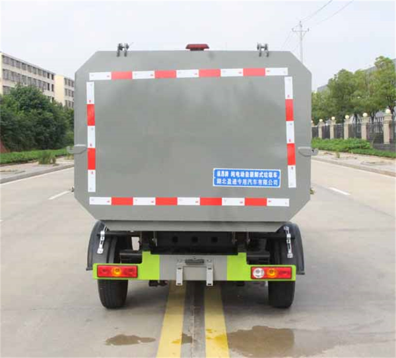 福田纯电动小型挂桶垃圾车-福田小型挂桶新能源垃圾车