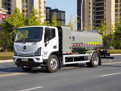 福田欧马可8吨纯电动洒水车-福田8吨新能源雾炮洒水车
