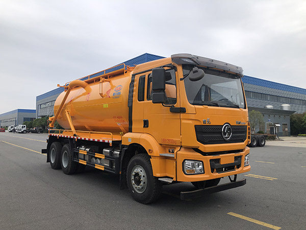 陕汽德龙吸污车