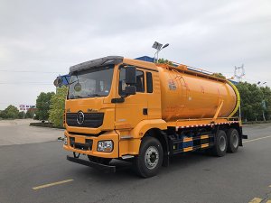 陕汽德龙吸污车
