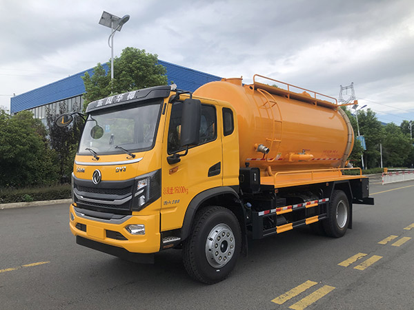 东风华神一体罐清洗吸污车