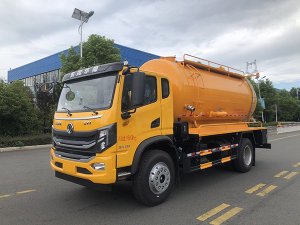 东风华神一体罐清洗吸污车