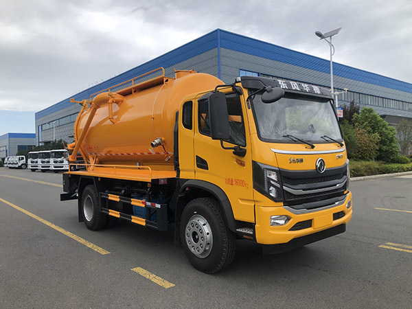 东风华神一体罐清洗吸污车