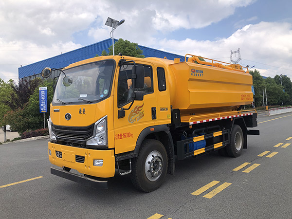 豪曼分体罐清洗吸污车